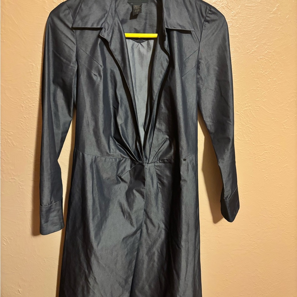 Banana Republic Dark Gray Trench Coat *